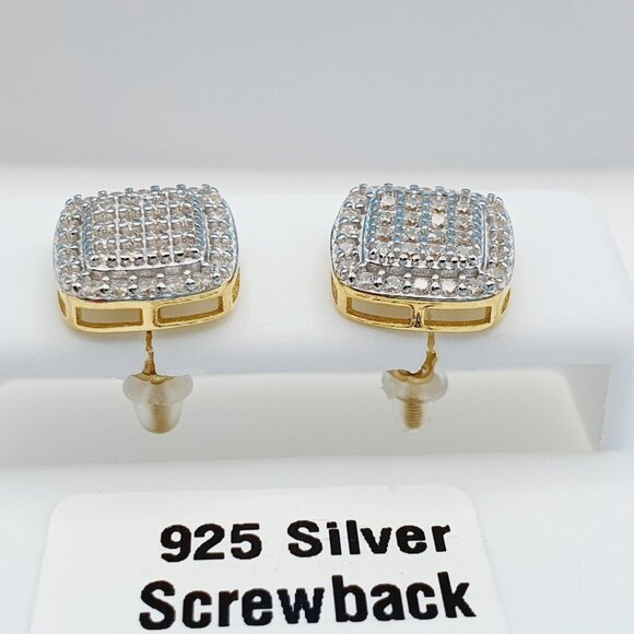 "925 Sterling Silver Cubic Zirconia Earrings, U19254802 - Picture 4 of 11